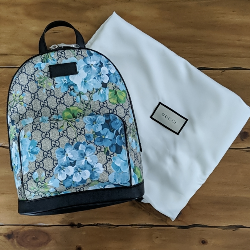 100% Authentic Gucci GG Blooms Backpack